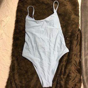 Aerie Sky Blue One-piece Swimsuit, M Long